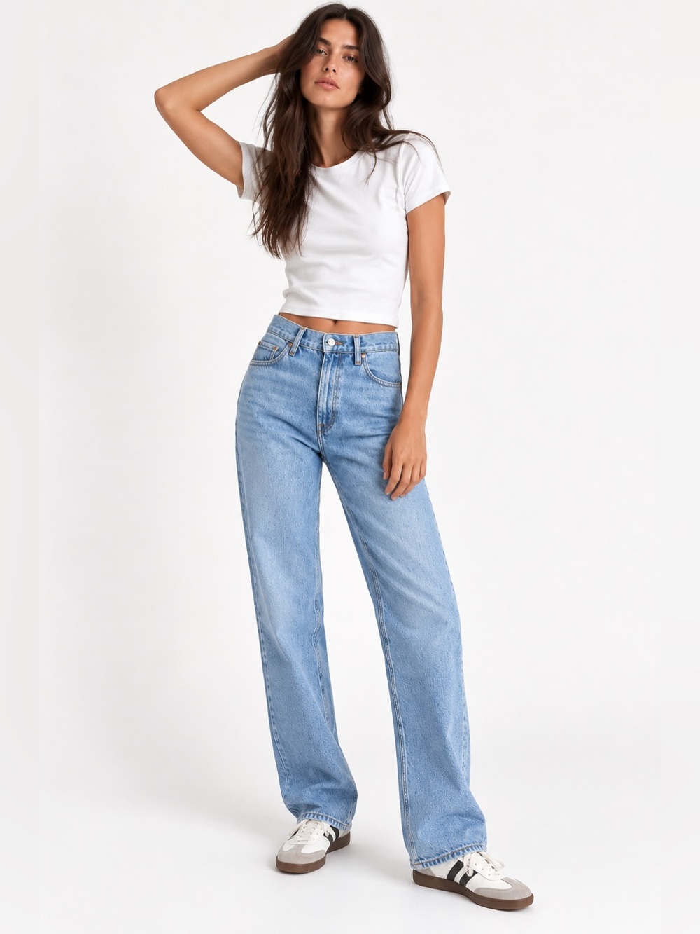 Abercrombie Womens 90s Relaxed Jeans 30 High Rise Light Wash Straight Leg 10R